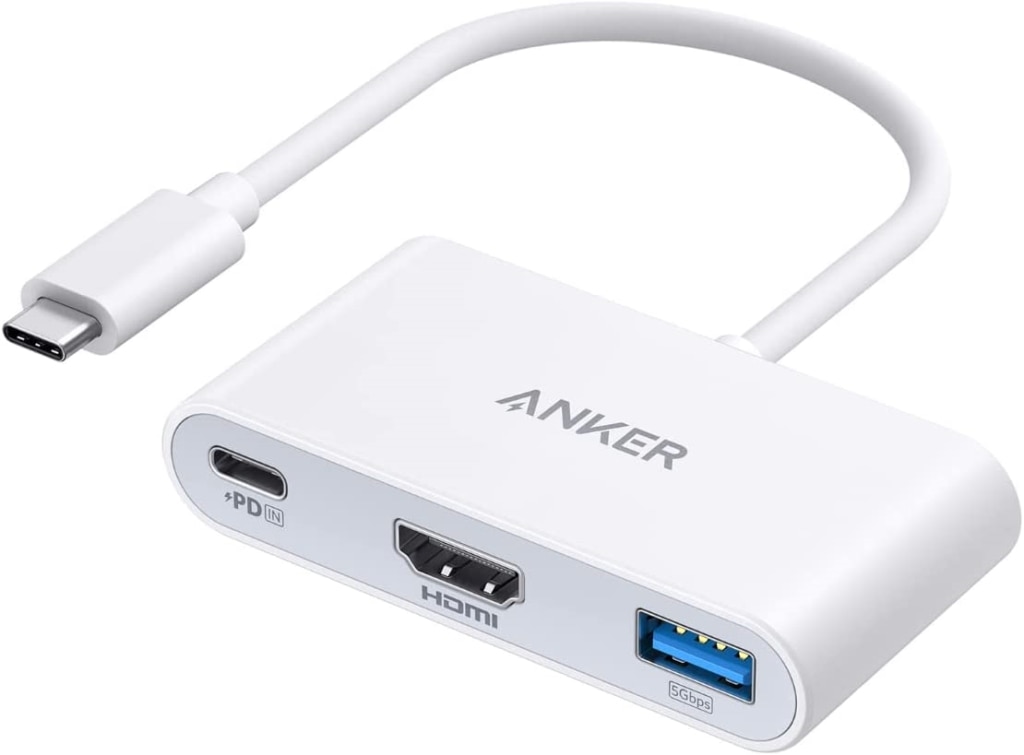 Anker Anker PowerExpand 3-in-1 USB-C ハブ 4K対応HDMI出力ポート 90Wパススルー充電 USB PD対応 USB 3.0ポート iPad Pro MacBook Pro/Air XPS Note 20 Spectre 他対応(ホワイト) A8339N21