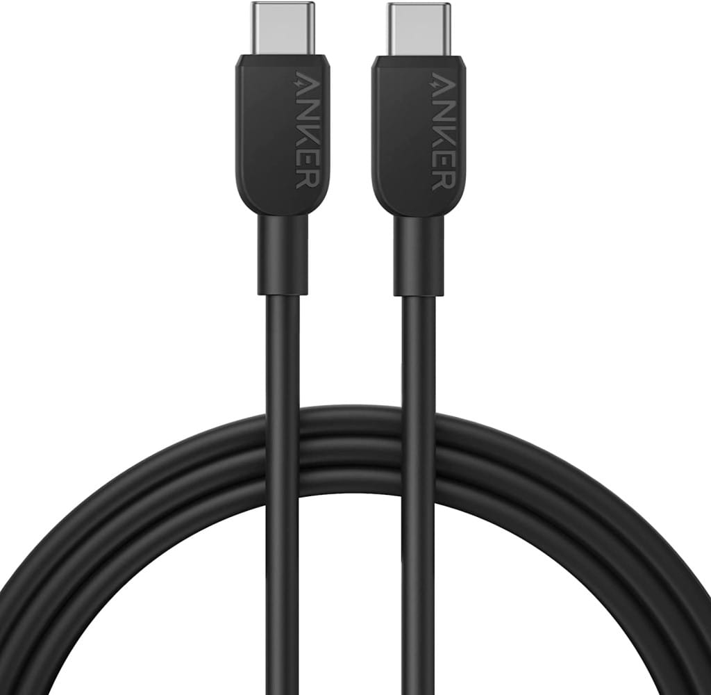 Anker Anker 310 USB-C & USB-C ケーブル 60W USB PD対応 MacBook Pro iPad Pro Galaxy S23 他(1.8m ブラック) A81E2011