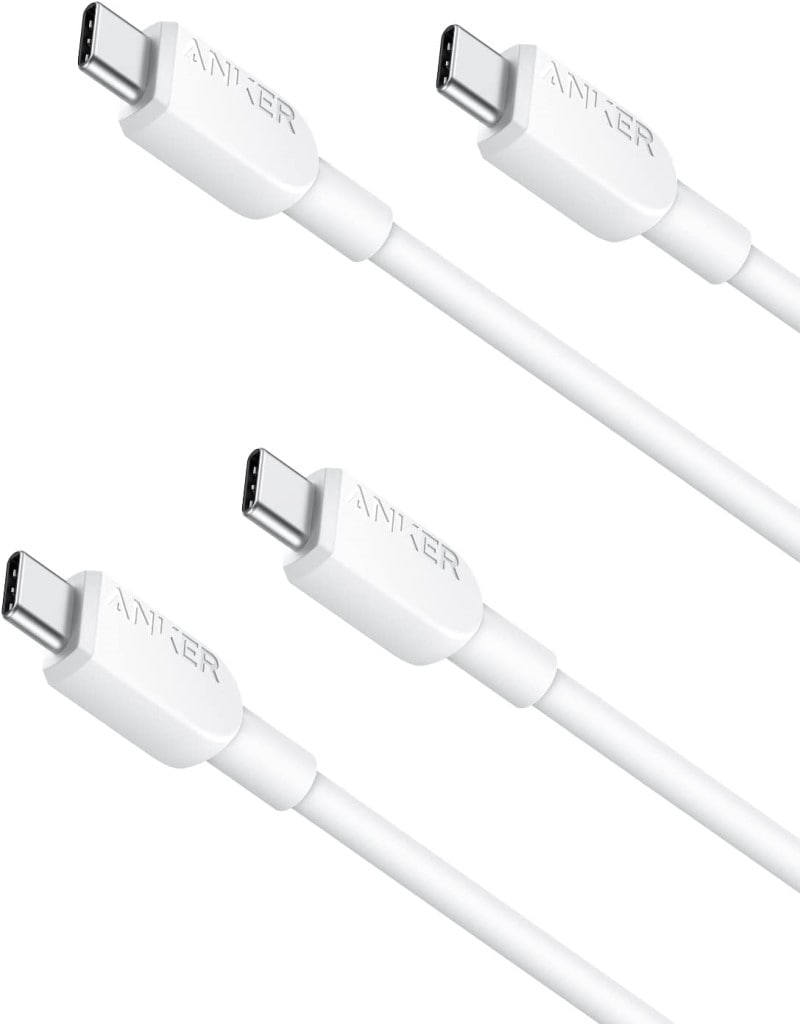 Anker <2本セット>Anker 310 USB-C & USB-C ケーブル 60W USB PD対応 MacBook Pro 対応(0.9m ホワイト) B81E1021