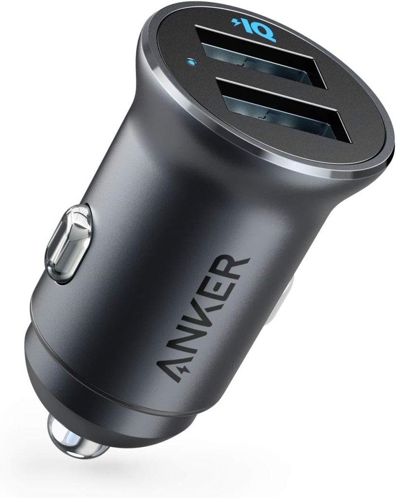 Anker Anker PowerDrive Speed 2/24W/2ポート/カーチャージャー/PowerIQ対応/iPhone/iPad/Android各種対応 A2727012