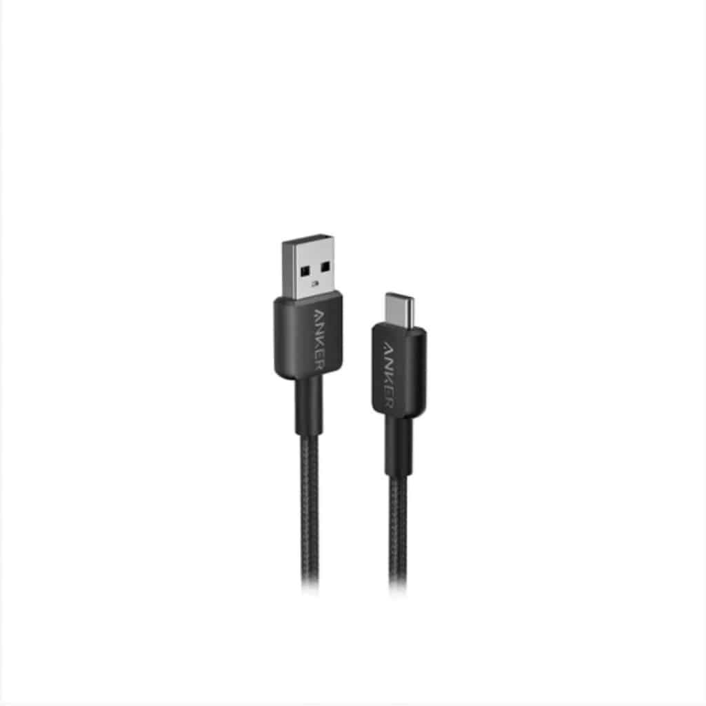 Anker Anker 322 USB-C & USB-A ケーブル 0.9m(USB2.0対応)ブラック A81H5N11