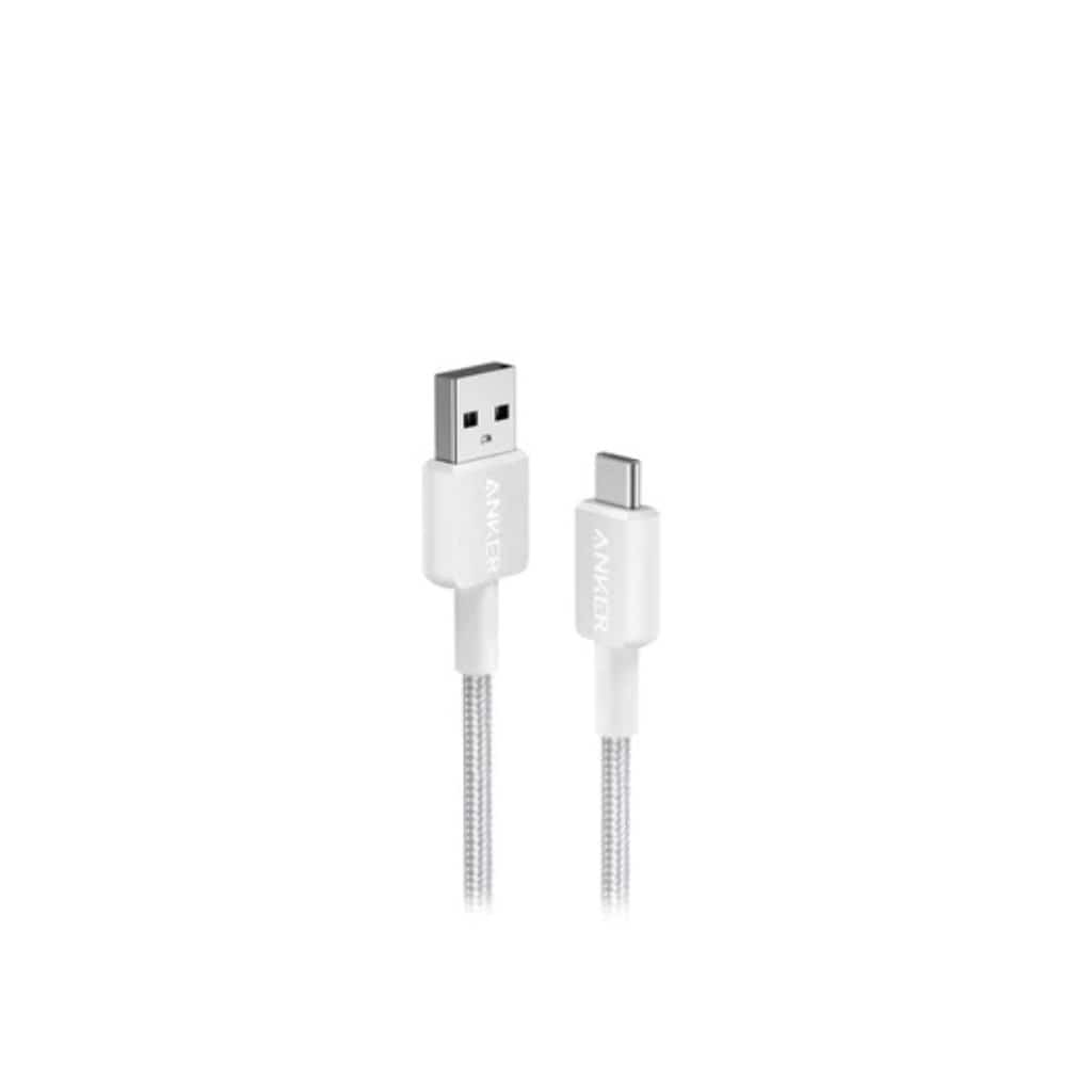 Anker Anker 322 USB-C & USB-A ケーブル 0.9m(USB2.0対応)ホワイト A81H5N21