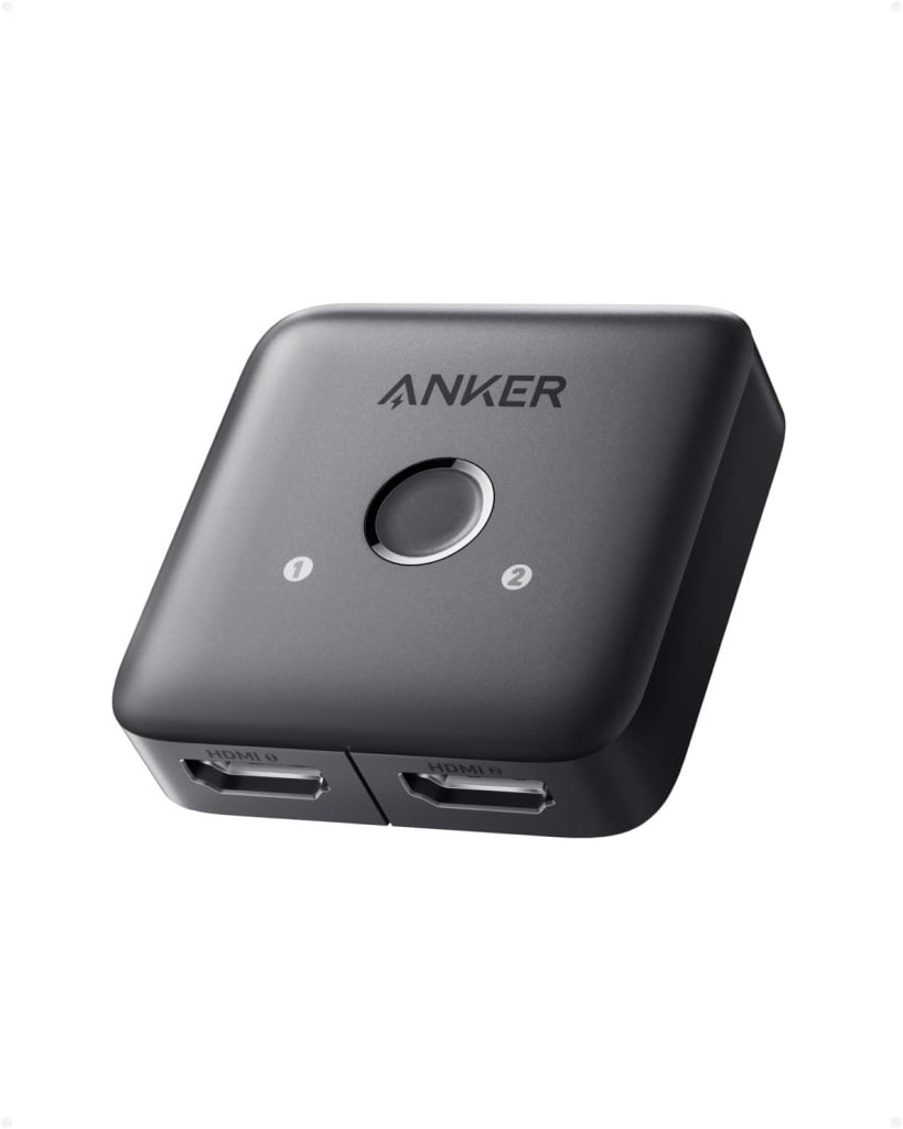 Anker Anker HDMI Switch(2-in-1 Out 4K HDMI)双方向 セレクター 4K HDR 3Dコンテンツ対応 HDMI分配器 切替器 MacBook Pro/Air Switch Xbox 360 他 A83H10A1