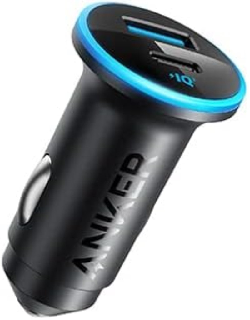 Anker Anker 323 Car Charger(52.5W)(USB PD対応 52.5W 2ポート USB-C カーチャージャー)<PowerIQ 3.0搭載/コンパクトサイズ>iPhone 14/13 Galaxy Android スマートフォン ノートPC iPad 各種 その他機器対応 各種対応 A2735011