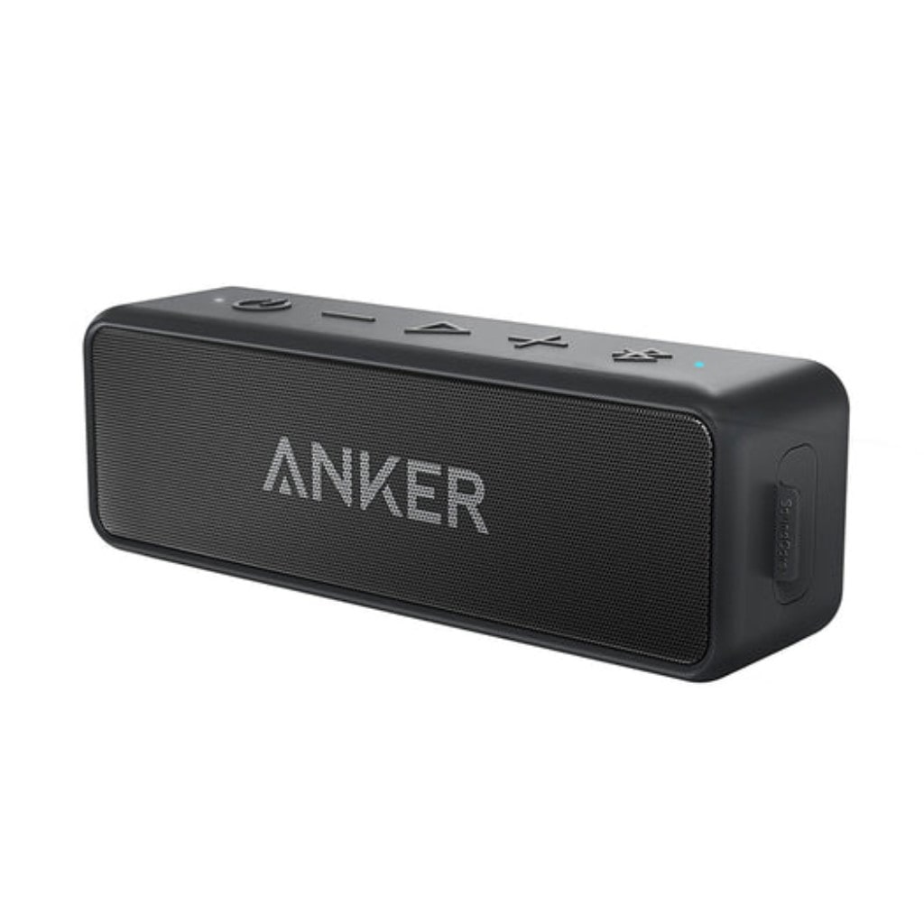Anker Anker SoundCore 2(USB Type-C充電 12W Bluetooth 5 スピーカー 24時間連続再生)<完全ワイヤレスステレオ対応/強化された低音/IPX7防水規格/デュアルドライバー/マイク内蔵>(ブラック) A3105016