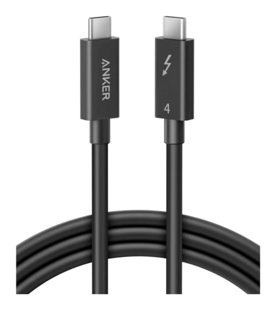 Anker Anker USB-C & USB-C ケーブル Thunderbolt 4(100W 40Gbps)2.0m 100W出力 8K対応 40Gbps 高速データ転送 iPhone15/Galaxy S23/MacBook Pro/Air/iPad 各種対応 2.0m ブラック A8489011