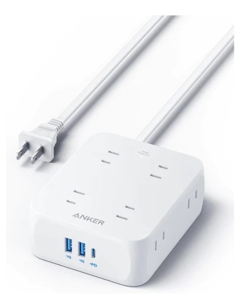 Anker Anker USB Power Strip(11-in-1)(USBタップ 電源タップ AC差込口 8口 USB-C 1ポート USB-A 2ポート 延長コード 1.5m)<PSE技術基準適合/USB Power Delivery対応/コンパクトサイズ> A9183522