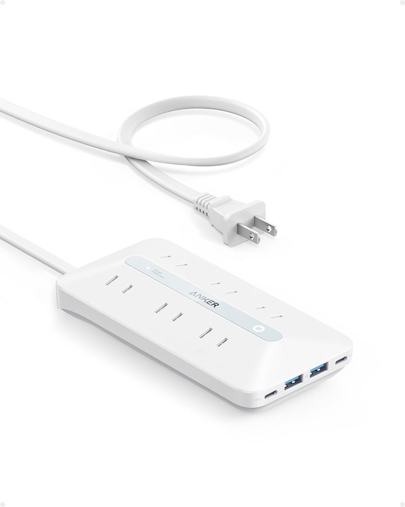 Anker Anker USB Power Strip(10-in-1 20W)(USBタップ 電源タップ AC差込口/USB-C/USB-A/延長コード 1.5m)＜PSE技術基準適合/USB Power Delivery対応＞ A91F2521