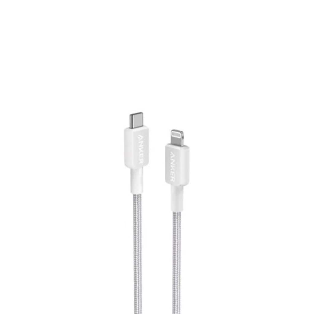 Anker Anker 322 高耐久ナイロン USB-C & Lightning ケーブル 0.9m（ホワイト） A81B5N21