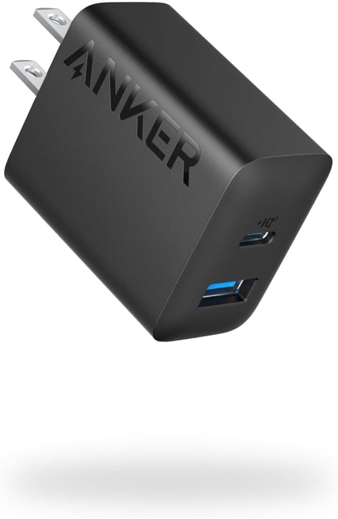 Anker Anker Charger(20W 2-Port)＜PSE技術基準適合/USB PD対応/20W急速充電器/コンパクトサイズ＞Android スマートフォン iPad その他 各種機器対応(ブラック) A2348111