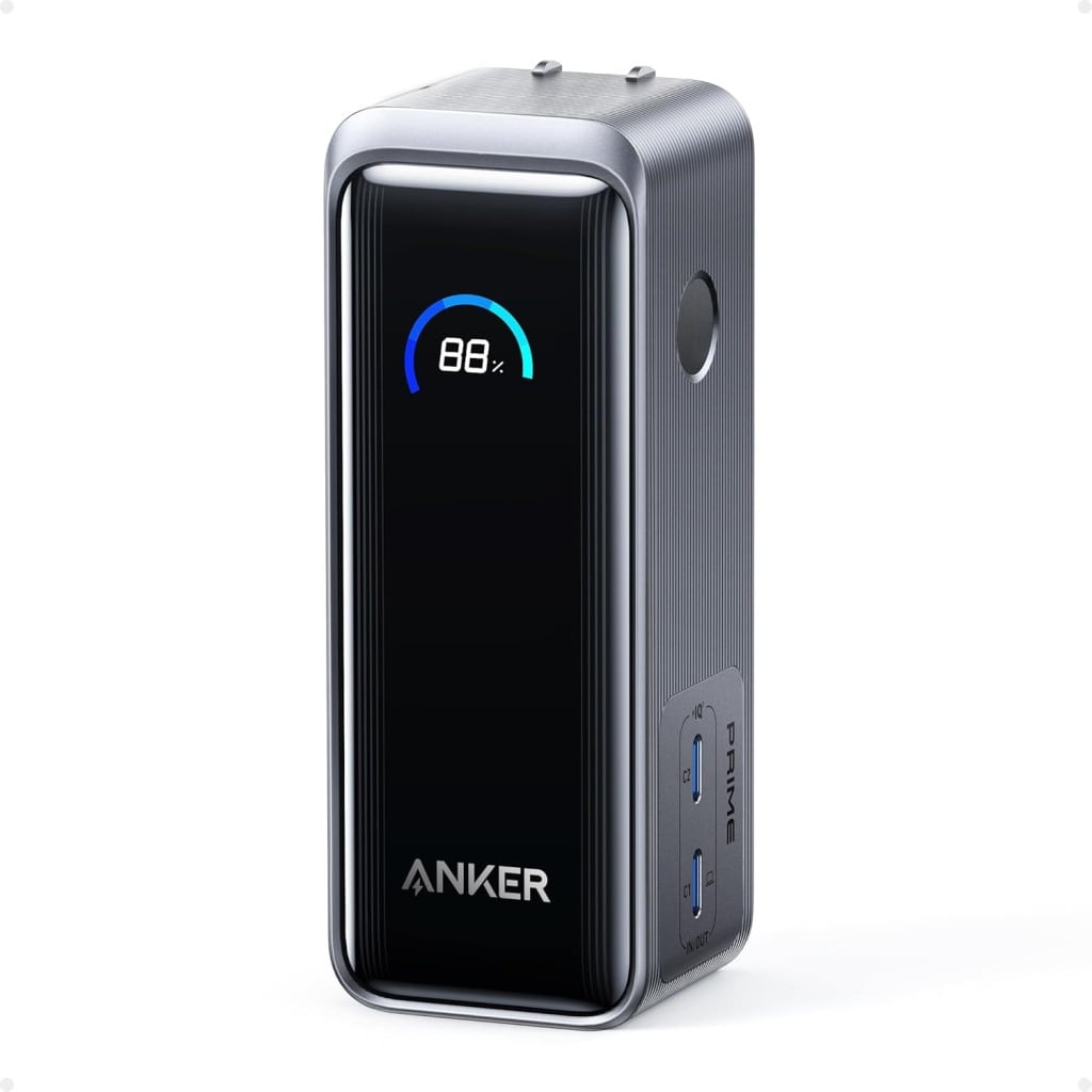 Anker Anker Prime Power Bank(9600mAh 65W Fusion)(9600mAh 65W出力モバイルバッテリー搭載 65W出力USB充電器)[独自技術Anker GaNPrime採用/USB Power Delivery対応/PSE技術基準適合/USB-C入力対応/65W出力] A1339N11