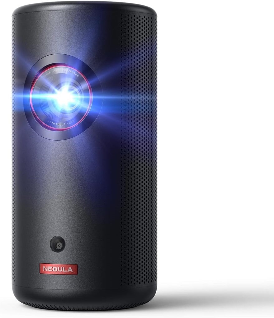 Anker Anker Nebula(ネビュラ)Capsule 3 Laser(Google TV搭載 モバイルレーザープロジェクター)<レーザープロジェクター/300ANSI ルーメン/フルHD/オートフォーカス機能/自動台形補正/8W スピーカー/DLP搭載> D2426N12