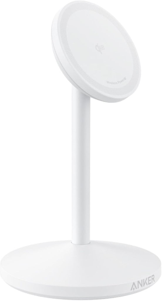 Anker Anker MagGo Wireless Charger(Stand)Qi2対応 マグネット式 ワイヤレス充電ステーション/ワイヤレス出力 MagSafe対応 iPhone 15/14/13 ホワイト A25X1N21