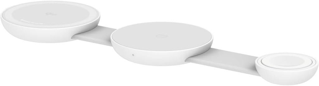 Anker Anker MagGo Wireless Charging Station(3-in-1 Foldable Pad)Qi2対応 マグネット式 3-in-1 ワイヤレス充電ステーション/ワイヤレス出力/Apple Watchホルダー付 MagSafe対応 iPhone 15/14/13 ホワイト B25M8N21