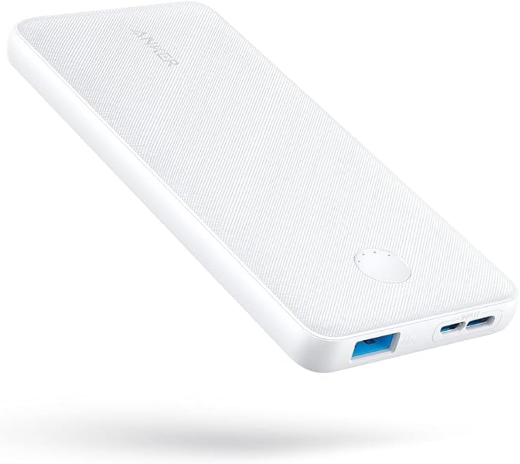 Anker Anker PowerCore Slim 10000(モバイルバッテリー 大容量 薄型 10000mAh)<USB-C入力ポート/PSE技術基準適合/PowerIQ & VoltageBoost/低電流モード搭載>iPhone & Android 各種対応(ホワイト) A1229027