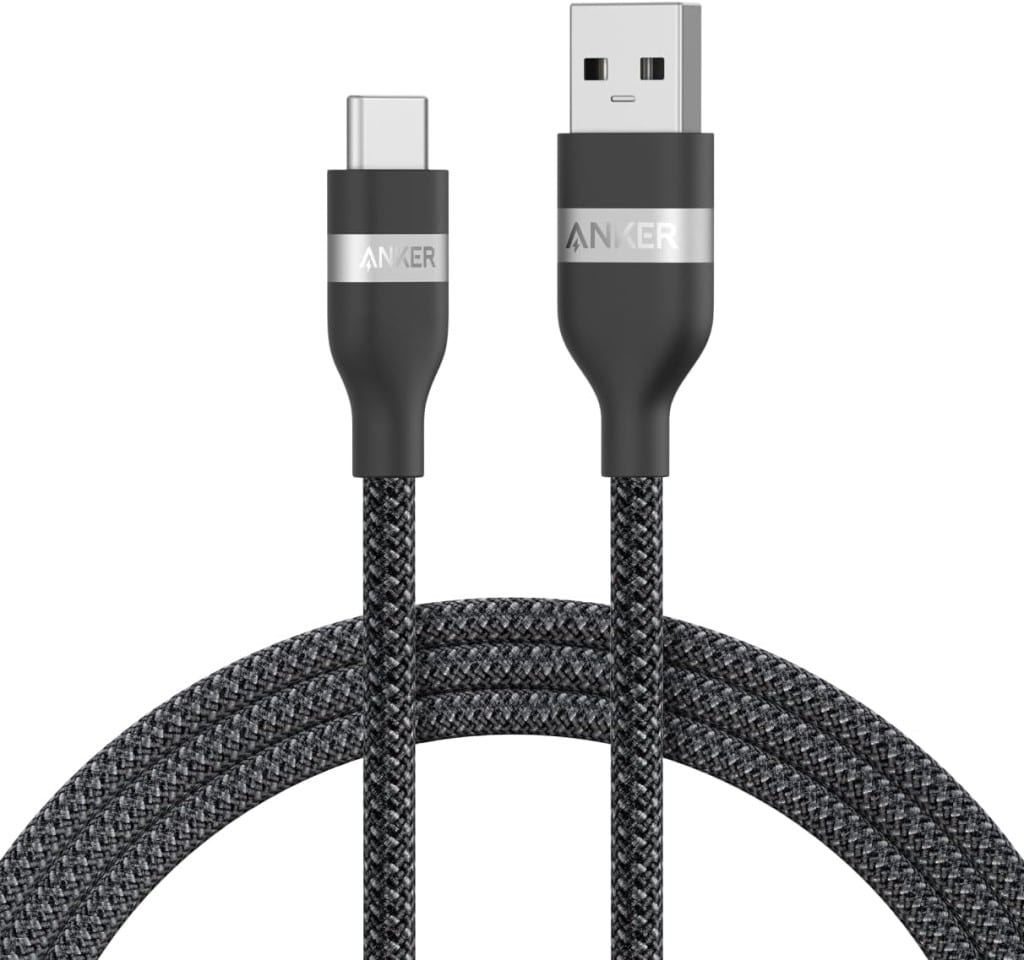 Anker Anker USB-C & USB-A ケーブル(高耐久ナイロン)iPhone 16/15/Galaxy/Pixel/Android/iPad 各種対応 1.8m A82G2012