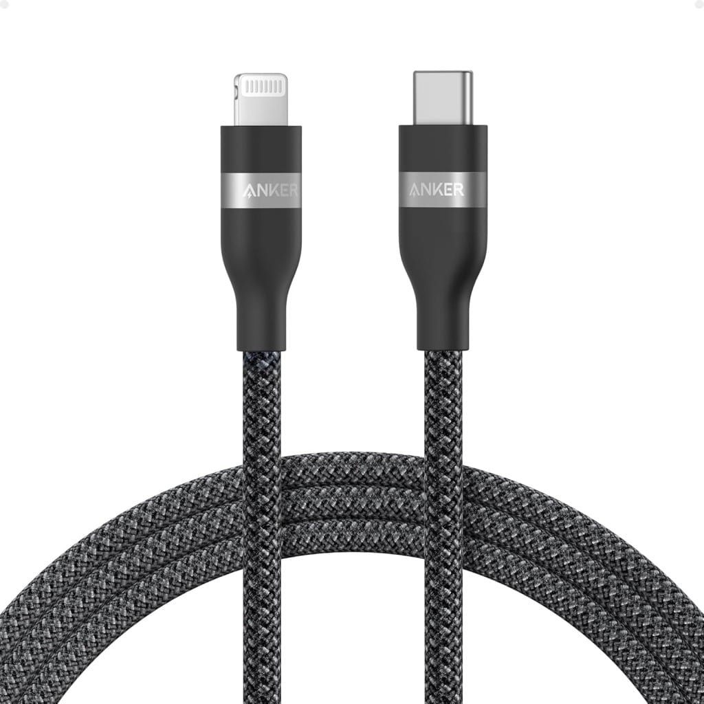 Anker Anker USB-C & ライトニング ケーブル(高耐久ナイロン)0.9m ブラックMFi認証 iPhone 14/13/12/SE(第3世代)iPad 各種対応 A82B2011
