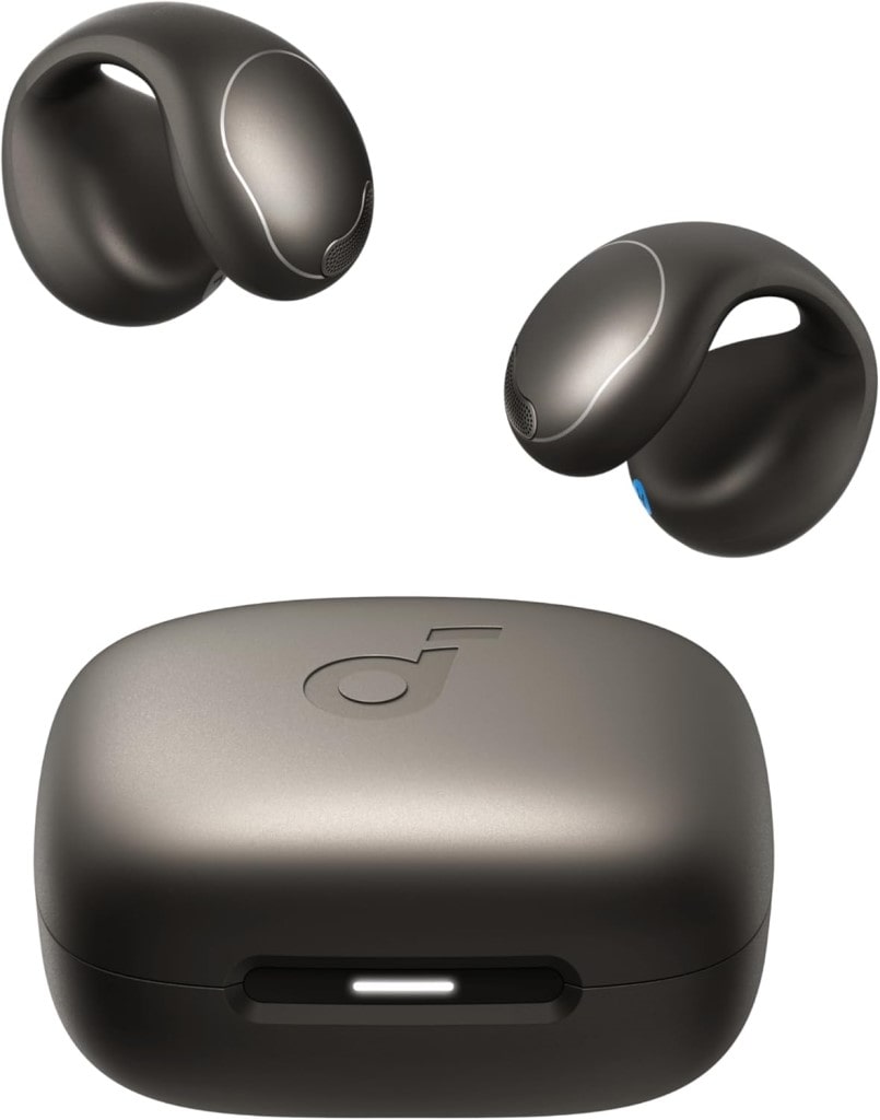 Anker Anker Soundcore C40i(Bluetooth 5.4)<オープンイヤー型ワイヤレスイヤホン/イヤーカフ/IPX4防水規格/最大21時間再生/マルチポイント接続>メタリックグレー A3331NZ1