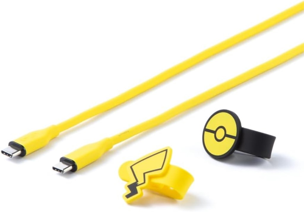 Anker Anker タイプCケーブル ピカチュウモデル Anker絡まないケーブル 100W 結束バンド付き USB PD対応 シリコン素材採用 iPhone 15/14 Galaxy iPad Pro MacBook Pro/Air 各種対応(1.8m)イエロー A8553N71-72