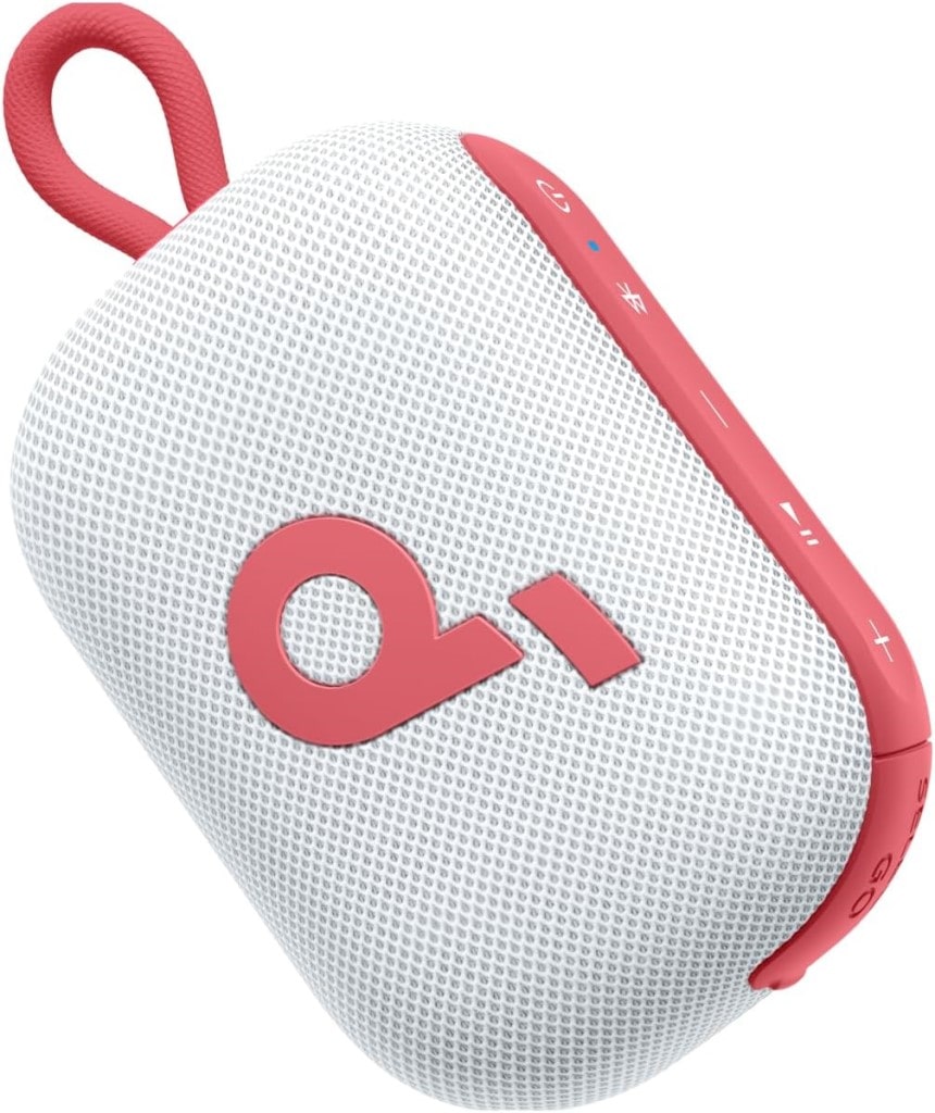 Anker Anker Soundcore Select 4 Go bluetooth スピーカー<最大20時間再生/5W出力/パッシブラジエーター搭載/IP67防塵防水規格/ワイヤレスステレオ対応>ホワイト & レッド A31X1091