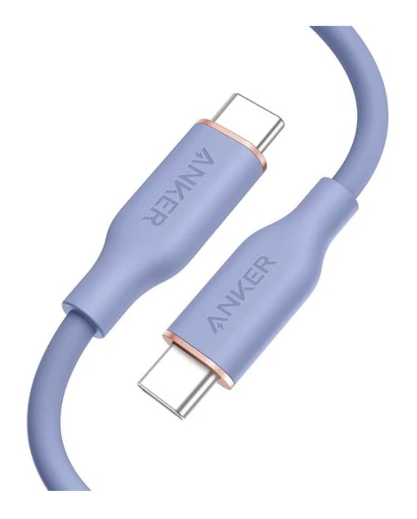 Anker Anker PowerLine III Flow USB-C & USB-C ケーブル(0.9m ラベンダーグレー) A8552NQ2