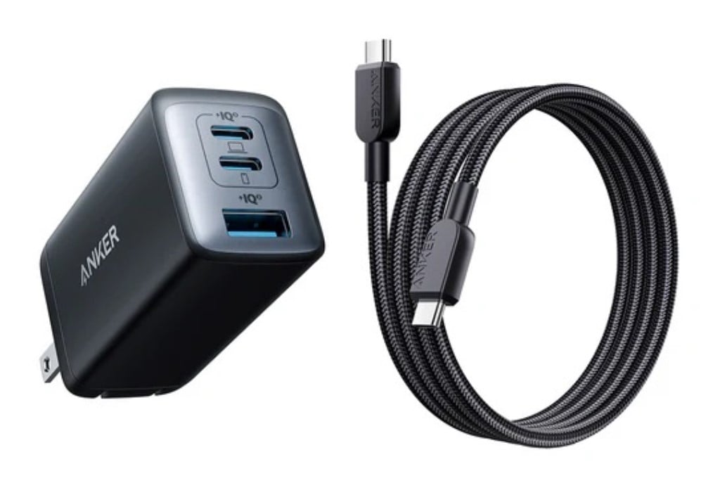 Anker Anker PowerPort III 3-Port 65W Pod with USB-C & USB-C ケーブル ブラック B2667N12