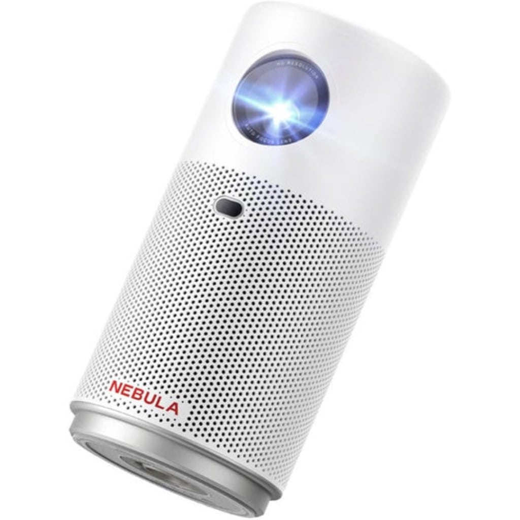 Anker Anker Nebula Capsule Air(世界最小 Google TV搭載モバイルプロジェクター)ハイビジョン 720P Netflix対応 150ANSI ルーメン 最大100インチ 自動台形補正 超小型 家庭用 コンパクト 天井投影 バッテリー搭載 ホワイト 最大24ヶ月保証 D4112521