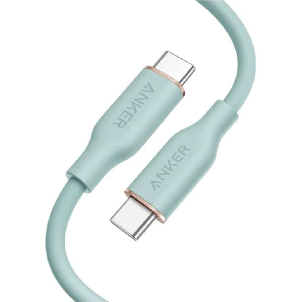 Anker Anker PowerLine III Flow USB-C & USB-C ケーブル(1.8m ミントグリーン) A8553N62