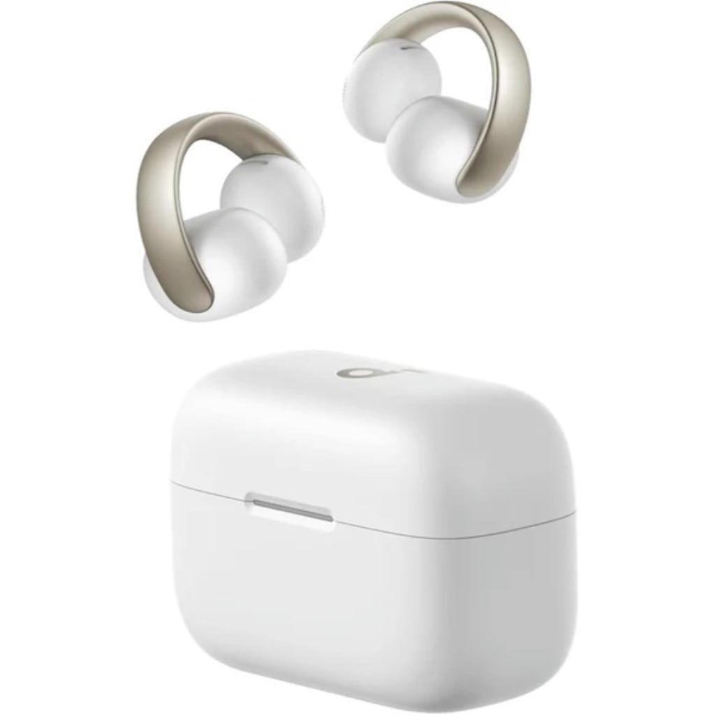 Anker Anker Soundcore AeroClip(Bluetooth 5.4)＜オープンイヤー型ワイヤレスイヤホン/イヤーカフ/IPX4防水規格/最大32時間再生/マルチポイント接続＞ホワイト&ゴールド A3388N21