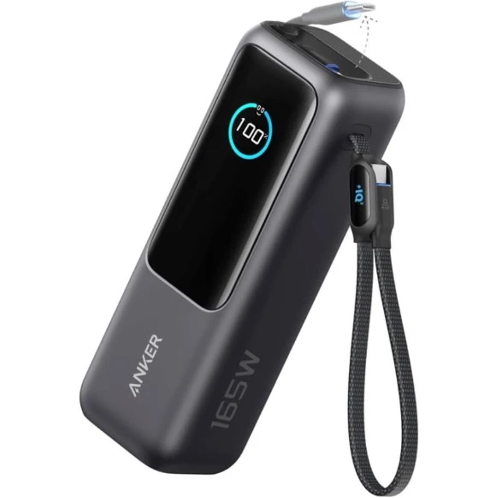 Anker Anker Power Bank(25000mAh Built-In & 巻取り式USB-Cケーブル)(ブラック) A1695N11