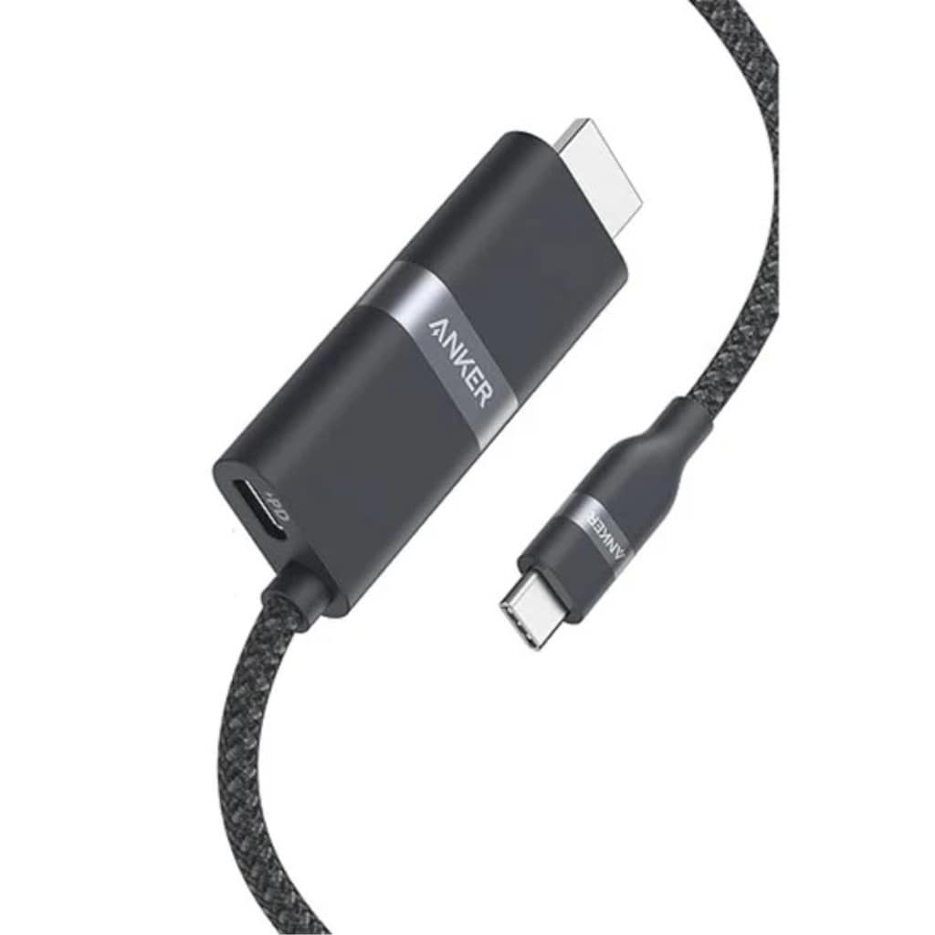 Anker Anker Nano USB-C & HDMI ケーブル(4K 高耐久ナイロン 140W)1.8m A87E1012