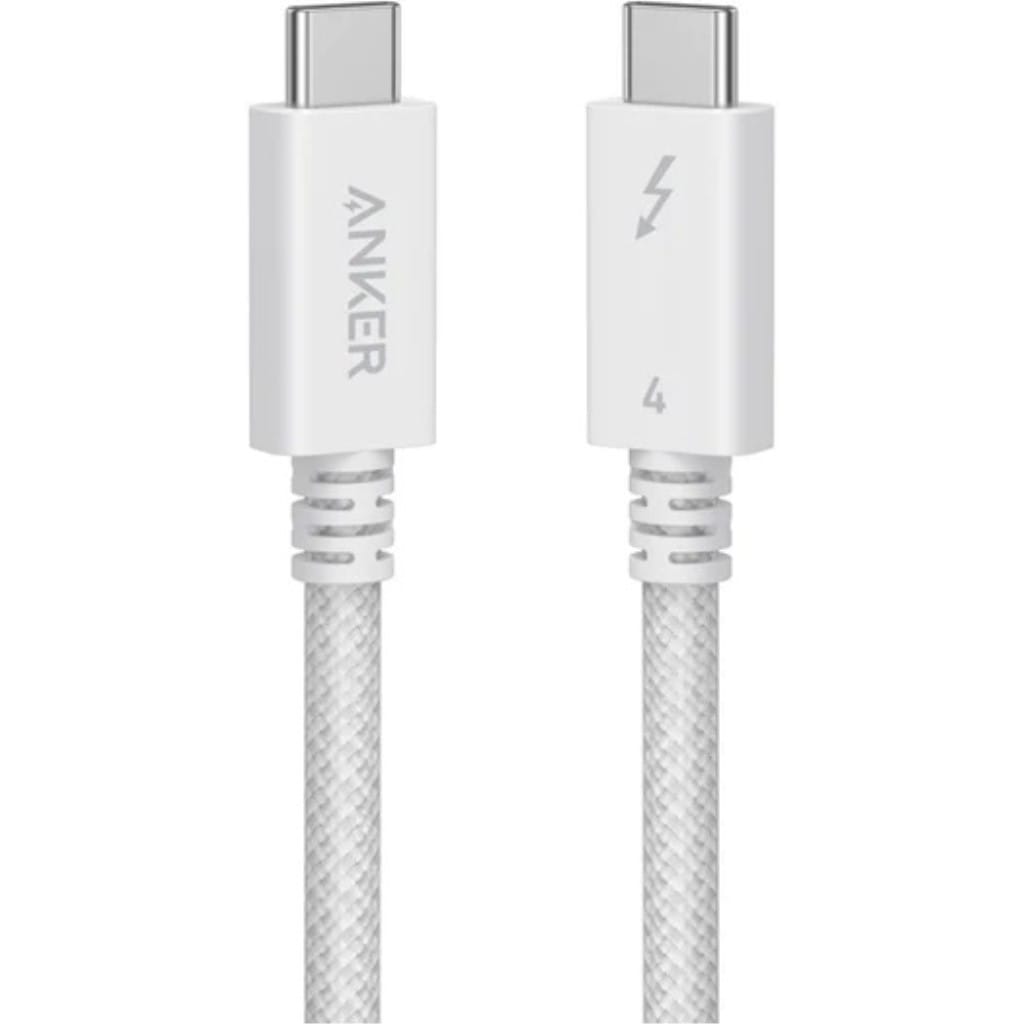 Anker Anker Prime USB-C & USB-C ケーブル Thunderbolt 4(240W 40Gbps)1.0m ホワイト A84N0021