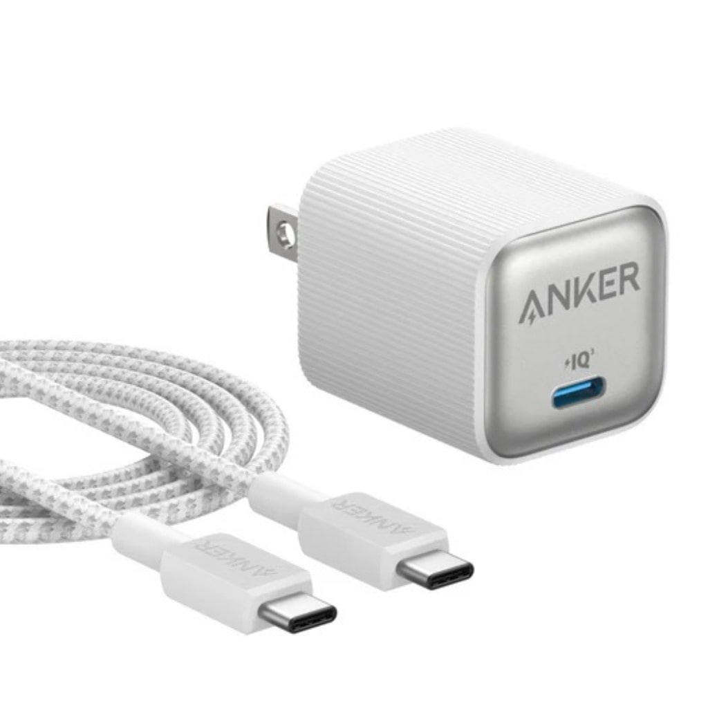 Anker Anker Nano Charger(35W)with USB-C & USB-C ケーブル ホワイト B2339N21