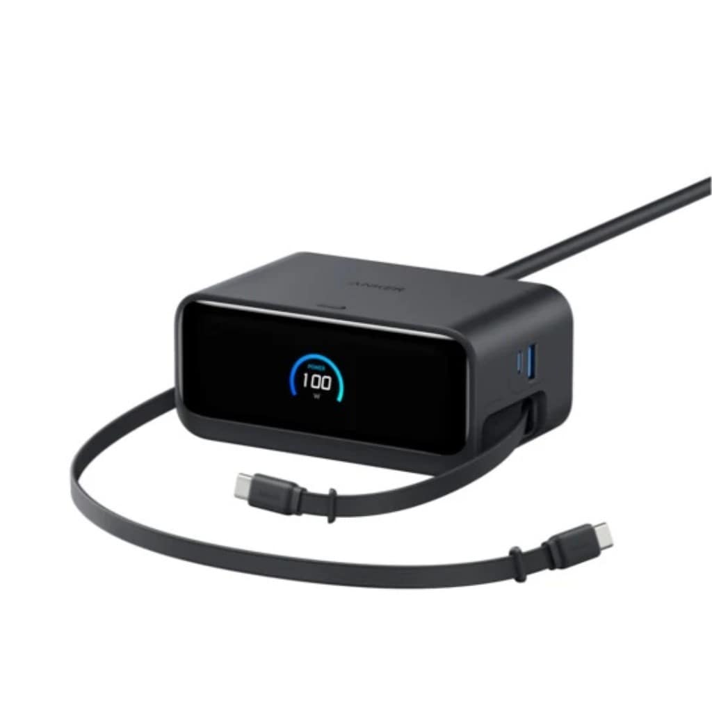 Anker Anker Nano Charging Station(7-in-1 100W 巻取り式 USB-Cケーブル)ブラック A91C8N11