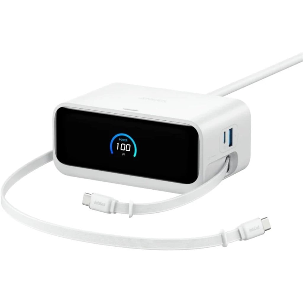 Anker Anker Nano Charging Station(7-in-1 100W 巻取り式 USB-Cケーブル)ホワイト A91C8N21