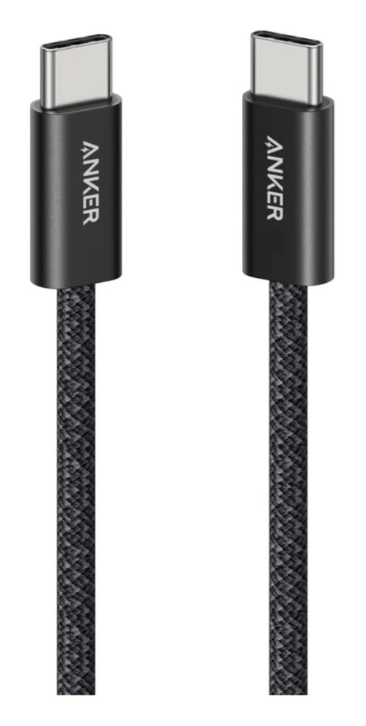 Anker Anker Zolo USB-C & USB-C ケーブル(240W 高耐久ナイロン)1.0m ブラック A8060111