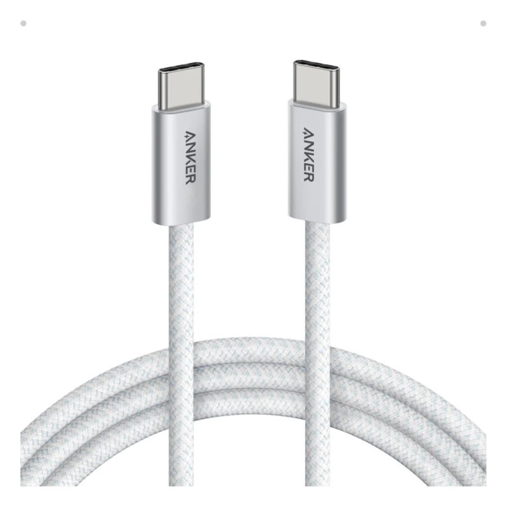 Anker Anker Zolo USB-C & USB-C ケーブル(240W 高耐久ナイロン)1.8m ホワイト A8060122