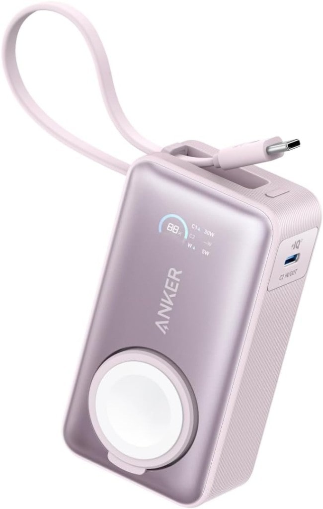 Anker Anker MagGo Power Bank(10000mAh 35W For Apple Watch)(ピンク) A1657051