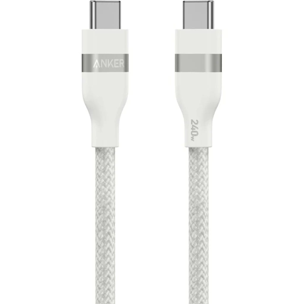 Anker Anker USB-C & USB-C ケーブル(0.9m 240W 高耐久ナイロン)(ホワイト) A82E2N21
