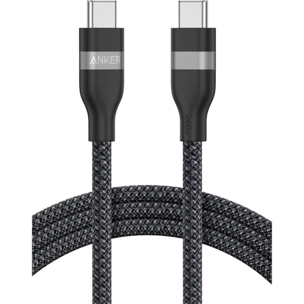 Anker Anker USB-C & USB-C ケーブル(1.8m 240W 高耐久ナイロン)(ブラック) A82E2N12