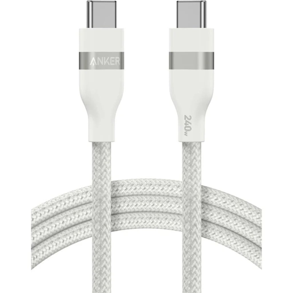 Anker Anker USB-C & USB-C ケーブル(1.8m 240W 高耐久ナイロン)(ホワイト) A82E2N22