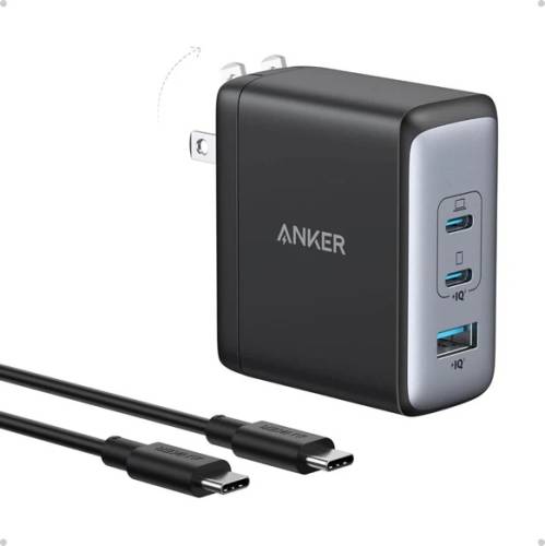 Anker 736 Charger(Nano ll 100W)with USB-C & USB-C ケーブル ブラック 国内正規品 B2145N11