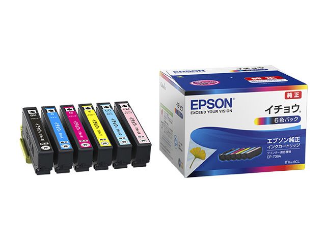 エプソン インクカートリッジ イチョウ ITH-6CL (6色パック) ITH-6CL