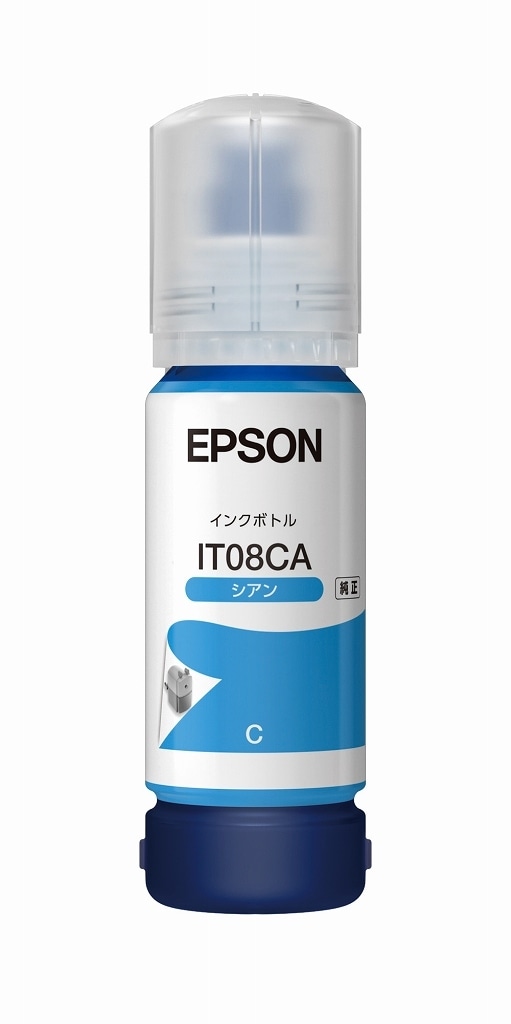 エプソン インクボトル(シアン)/約6000ページ IT08CA
