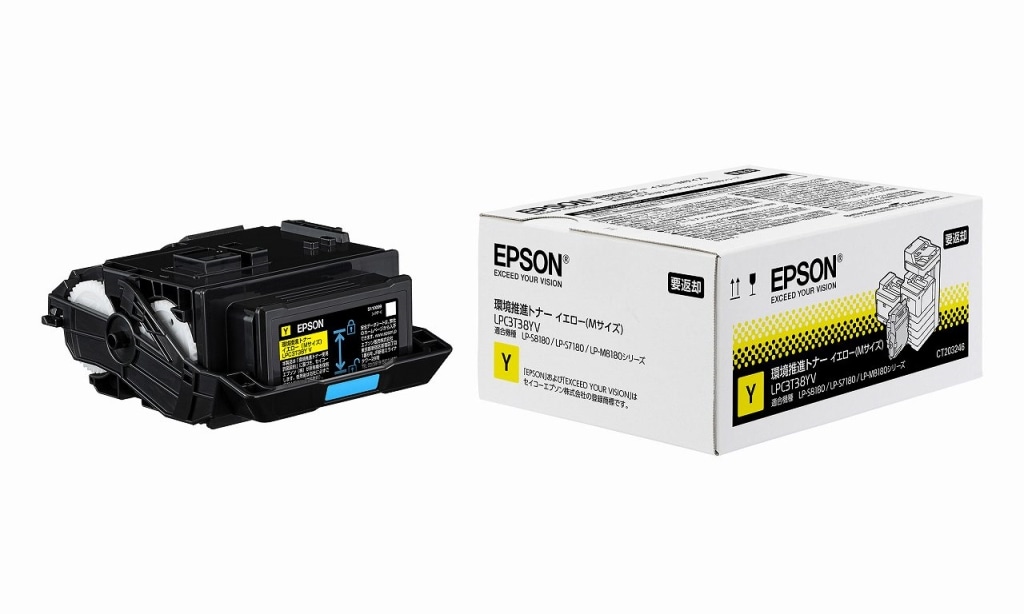 エプソン 環境推進トナー/イエロー/Mサイズ LPC3T38YV