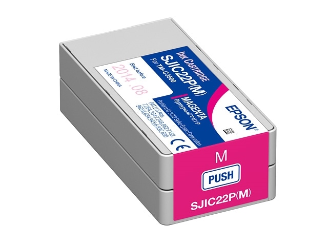 エプソン TM-C3500用 インクカートリッジ(マゼンタ) SJIC22PM
