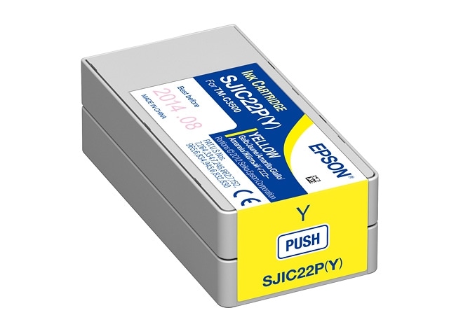 エプソン TM-C3500用 インクカートリッジ(イエロー) SJIC22PY