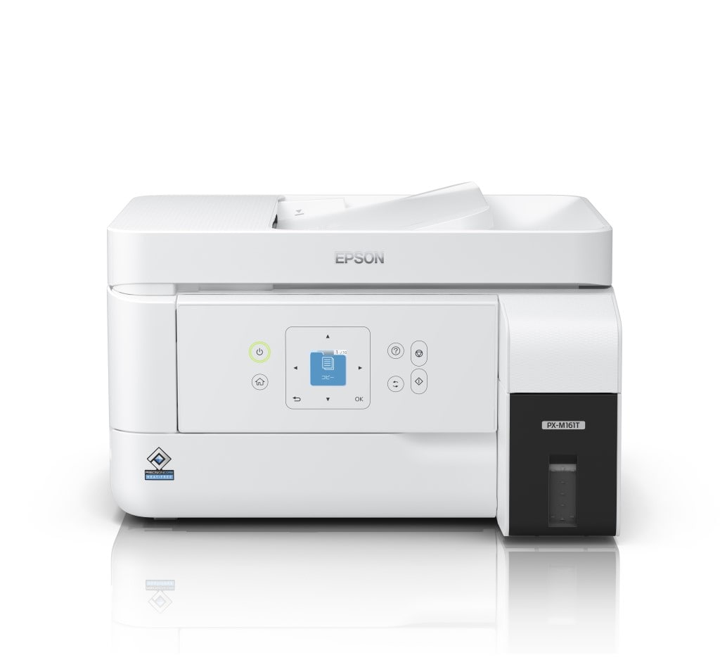 エプソン <ecotank>インクジェット複合機 PX-M161T(モノクロインクタンク/1.44型/H-USB/LAN/W-LAN/ADF/スマホ対応/A4) PX-M161T