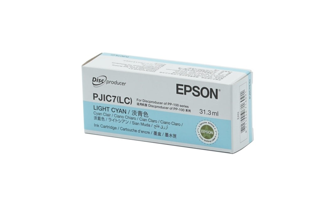 エプソン ディスクデュプリケーター用 インクカートリッジ ライトシアン PJIC7LC
