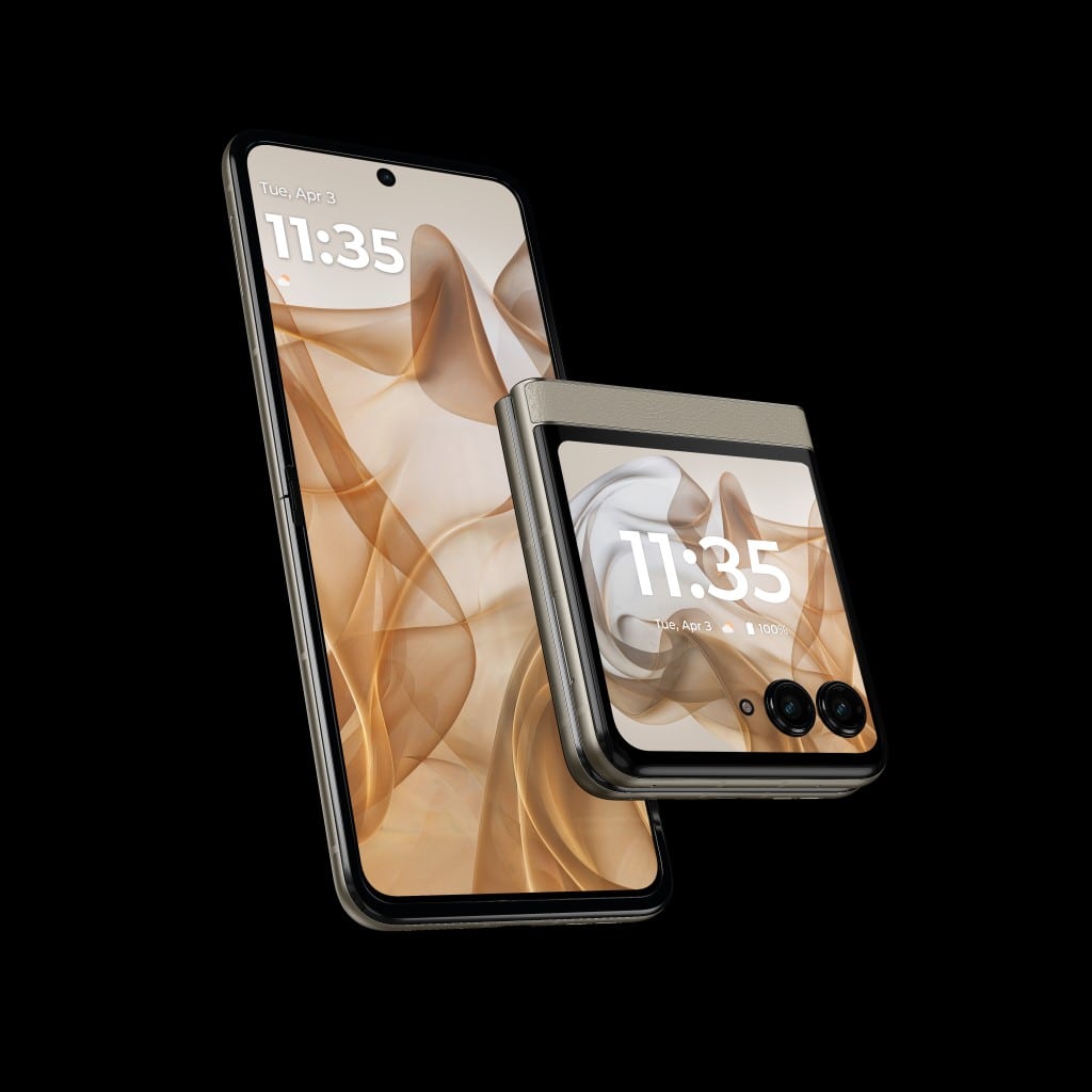 モトローラ motorola razr 50 12/512 サンドクリーム PB230001JP